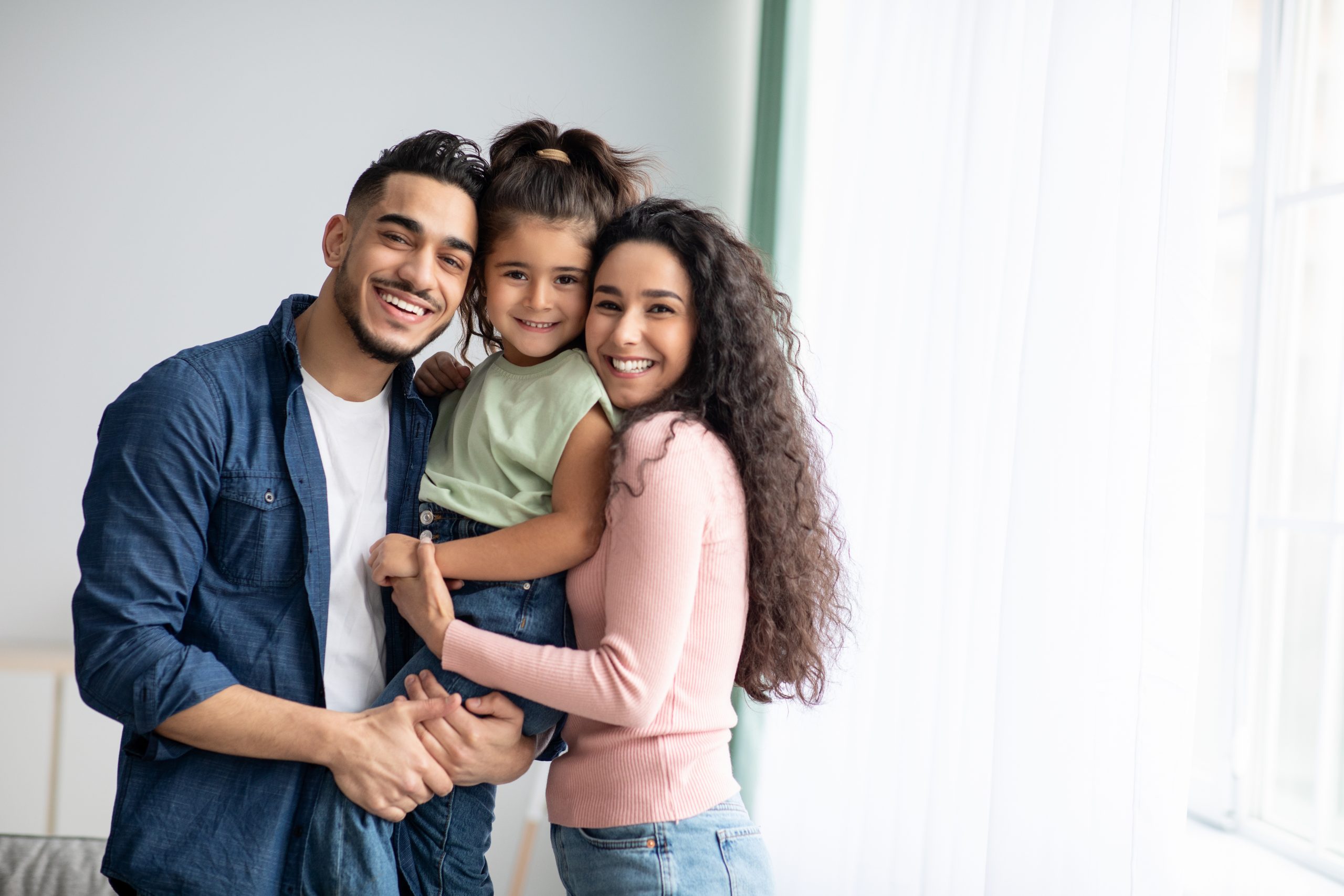Child with parents